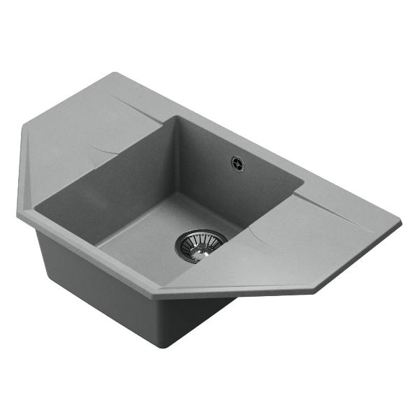 Изображение товара Мойка кухонная POLYGRAN RIFF-800 (№14 Серая)