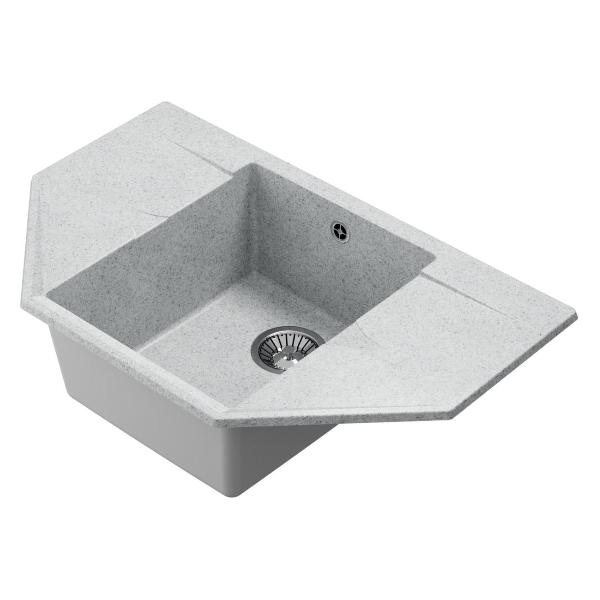 Изображение товара Мойка кухонная POLYGRAN RIFF-800 (№314 Светло-серая)