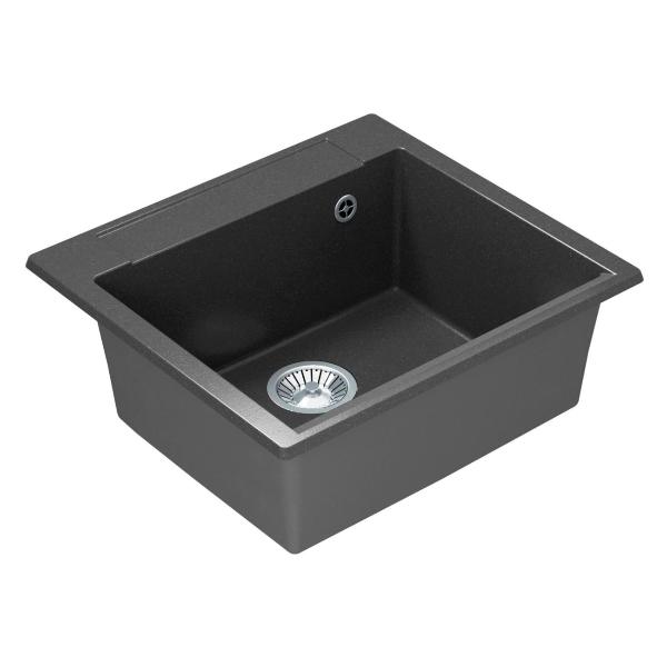 Изображение товара Мойка кухонная POLYGRAN ARGO-560 (№16 Черная)