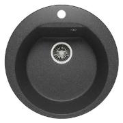 Изображение товара Мойка кухонная POLYGRAN ATOL-520 (№16 Черная)