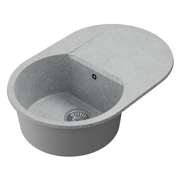 Изображение товара Мойка кухонная POLYGRAN ATOL-760 №314 (Светло-серая)