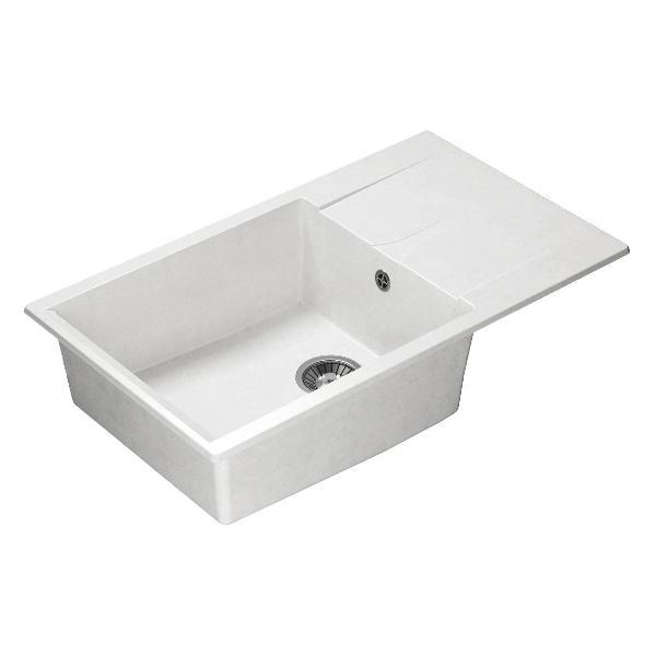 Изображение товара Мойка кухонная POLYGRAN GALS-862 (№36 Белый Хлопок)