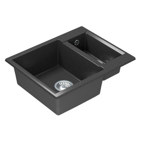 Изображение товара Мойка кухонная POLYGRAN BRIG-620 (№16 Черная)