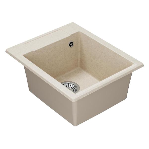 Изображение товара Мойка кухонная POLYGRAN ARGO-420 (№327 Кремовая)