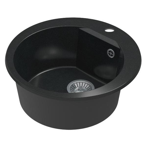 Изображение товара Мойка кухонная POLYGRAN ATOL-520 (№316 Космос)