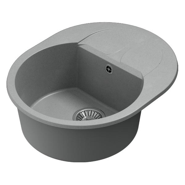 Изображение товара Мойка кухонная POLYGRAN ATOL-620 (№14 Серая)