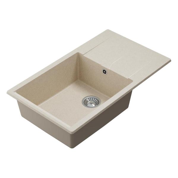 Изображение товара Мойка кухонная POLYGRAN GALS-862 (№327 Кремовая)