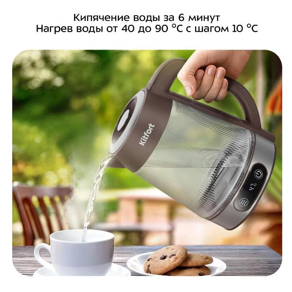 Изображение товара Электрочайник Kitfort КТ-8710