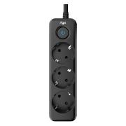 Изображение товара Сетевой фильтр AGNI TP-FD3E-3m-black
