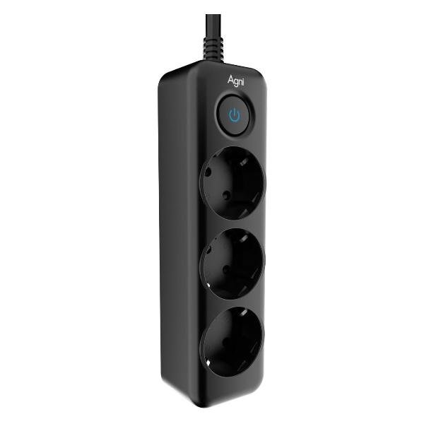 Изображение товара Сетевой фильтр AGNI TP-FD3E-3m-black