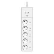 Изображение товара Сетевой фильтр AGNI TP-FI3U5E-C-2m-white