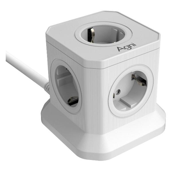 Изображение товара Сетевой фильтр AGNI TP-VE4U5E-3m-white