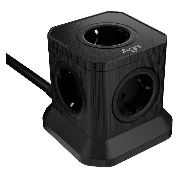 Изображение товара Сетевой фильтр AGNI TP-VE4U5E-3m-black