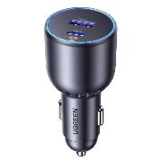 Изображение товара Автомобильное зарядное устройство uGreen EC701 63W 2-Port USB-C PD&USB-A без кабеля