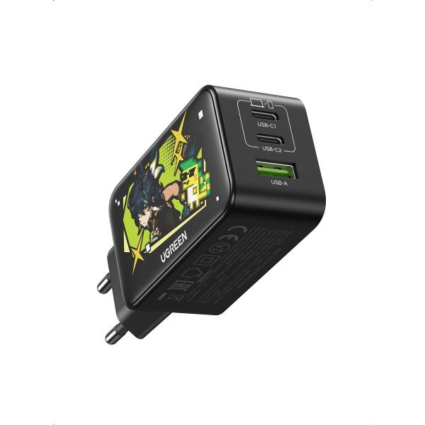 Изображение товара Сетевое зарядное устройство uGreen Nexode Genshin Impact GaN Tech Fast Charger 65W