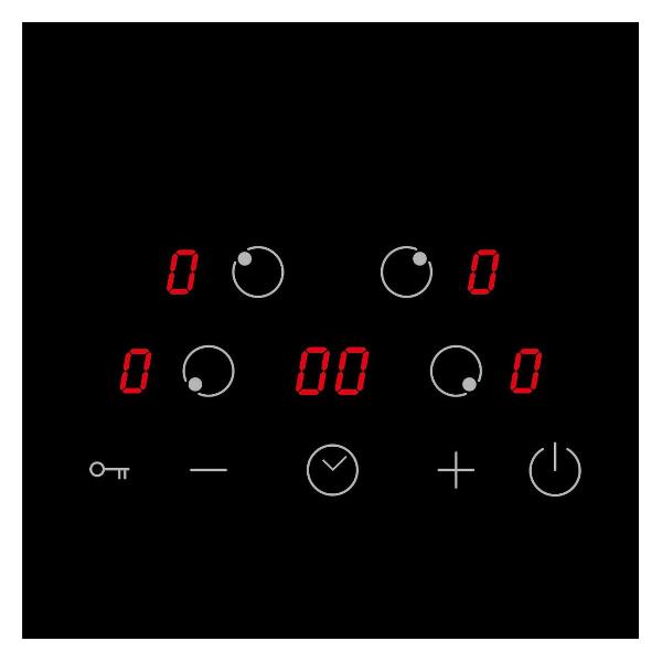 Изображение товара Встраиваемая индукционная панель независимая Korting HI 64013 B