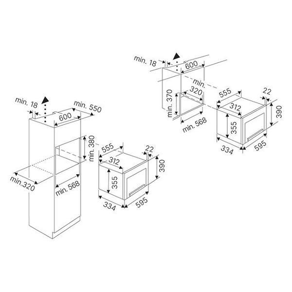 Изображение товара Встраиваемая микроволновая печь Kuppersbusch MR 6330.0 S