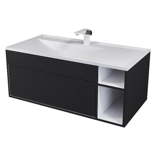 Изображение товара Тумба под раковину Uperwood Lotus черный (39340205464)