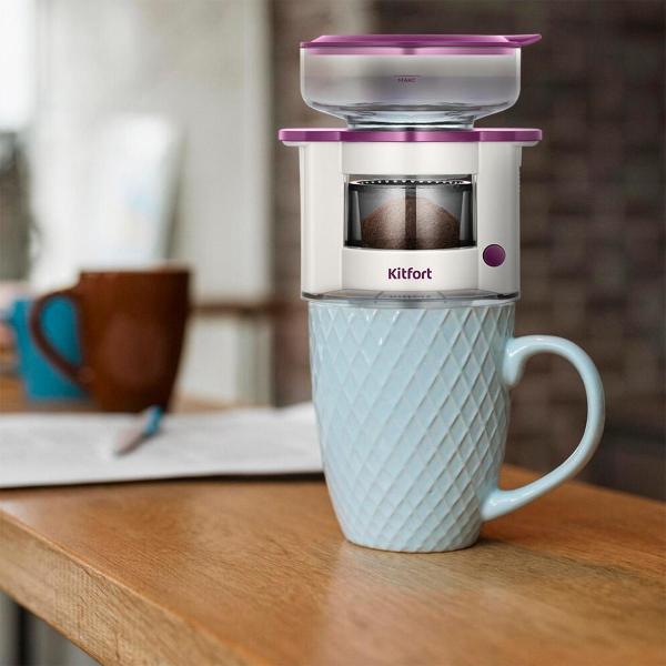 Изображение товара Кофеварка капельного типа Kitfort КТ-7576