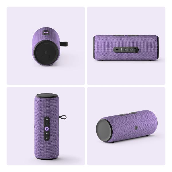 Изображение товара Умная колонка Яндекс Станция Стрит с Алисой, 30Вт, фиолетовый