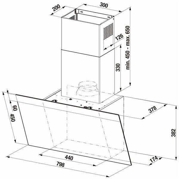 Изображение товара Вытяжка наклонная Kuppersbusch DW 8500.1 S