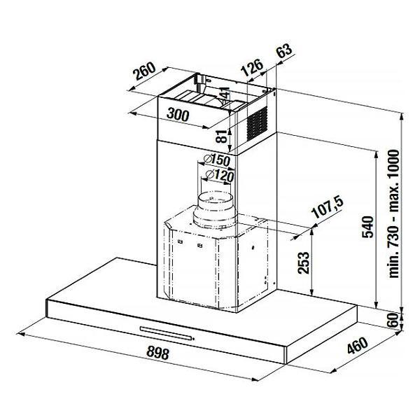 Изображение товара Островная вытяжка Kuppersbusch DW 9340.1 E