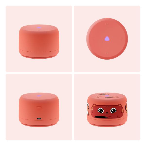 Изображение товара Умная колонка Яндекс Умная колонка Яндекс Станция Лайт 2 с Алисой, без часов, 6 Вт, корраловый