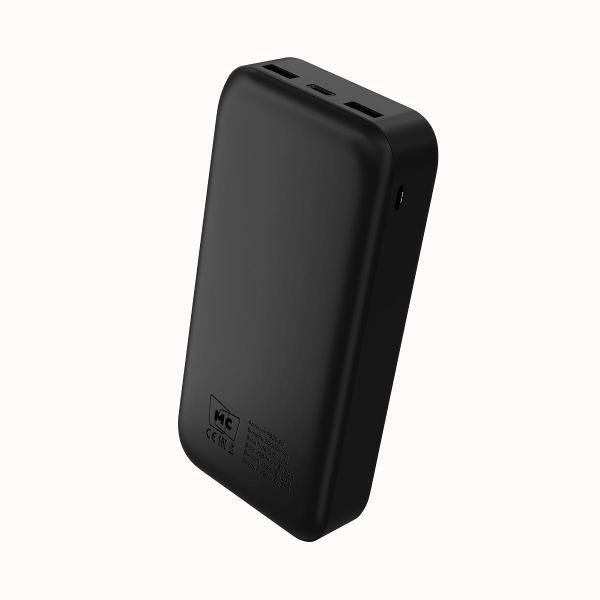 Изображение товара Внешний аккумулятор More Choice 20000mAh 2USB+Type-C+1micro USB2.0A PB25-20 Black