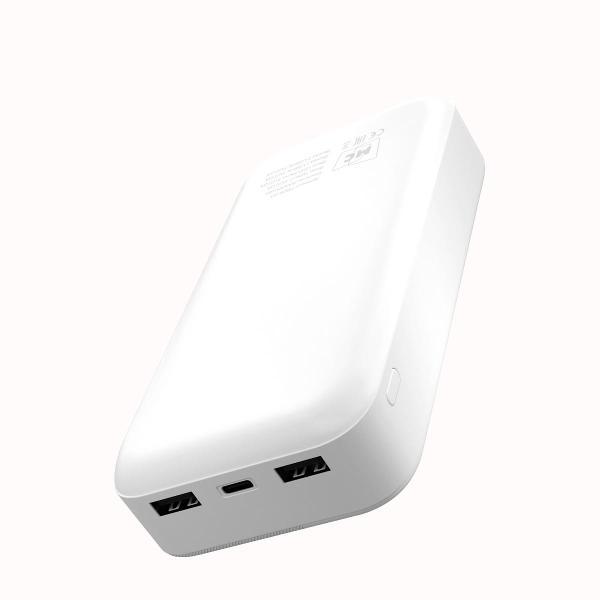 Изображение товара Внешний аккумулятор More Choice 20000mAh 2USB+Type-C+1micro USB2.0A PB25-20 White