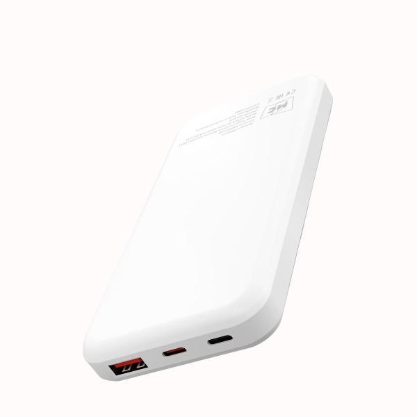 Изображение товара Внешний аккумулятор More Choice 10000mAh 1USB+2Type-C 3.0A 22.5W+PD20W+QC3.0 PB29-10 White