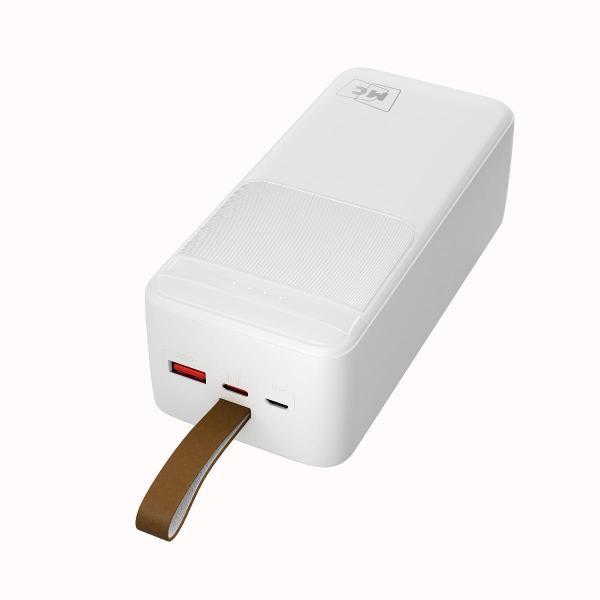 Изображение товара Внешний аккумулятор More Choice 40000mAh 1USB+1Type-C+1micro USB 3.0A 22.5W PD20W White