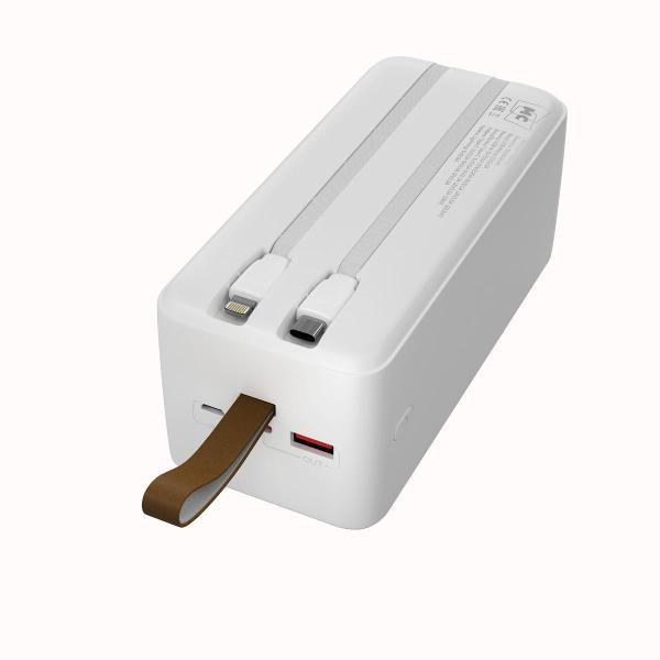 Изображение товара Внешний аккумулятор More Choice 50000mAh 1USB+1Type-C+1micro-USB 3.0A 22.5W+PD20W PB59-50 White