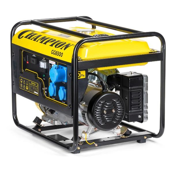 Изображение товара Электростанция бензиновая Champion GG6500 Yellow