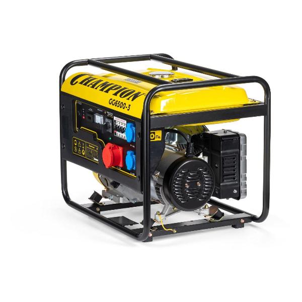 Изображение товара Электростанция бензиновая Champion GG6500-3 Yellow