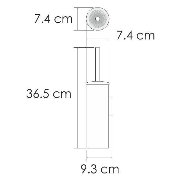 Изображение товара Ершик для унитаза Wasserkraft K-1087 Polished Gold