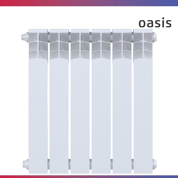 Изображение товара Биметаллический радиатор Oasis Heat 500/100/6