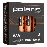 Изображение товара Батарейка алкалиновая (щелочная) Polaris PB ААА 4шт Optium