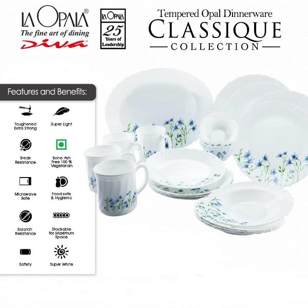 Изображение товара Набор салатников LA OPALA Classique Eternal Joy,6шт (LA3521229)