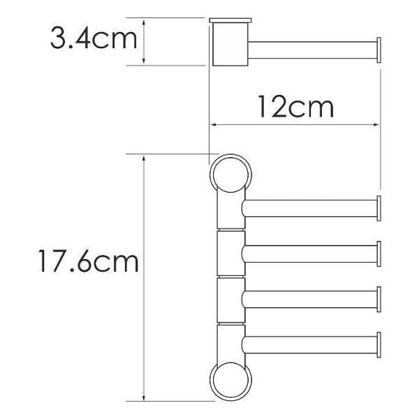 Изображение товара Держатель для полотенец Wasserkraft K-1054 White