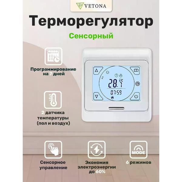 Изображение товара Теплый пол Vetona Mat 150/1.0 с регулятором P