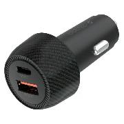 Изображение товара Автомобильное зарядное устройство Deppa USB-C + USB-A, QC3.0, PD3.0, 48Вт, 11227