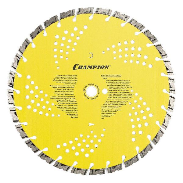 Изображение товара Диск алмазный Champion C1602 бетон PRO 350/25,4/10 Heavyсut