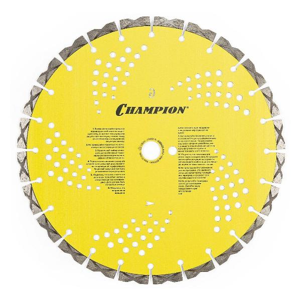 Изображение товара Диск алмазный Champion C1607 гранит PRO 400/25,4/10 Laser Granite