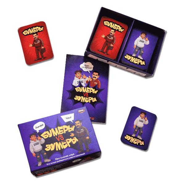 Изображение товара Настольная игра Мемограм Бумеры vs Зумеры