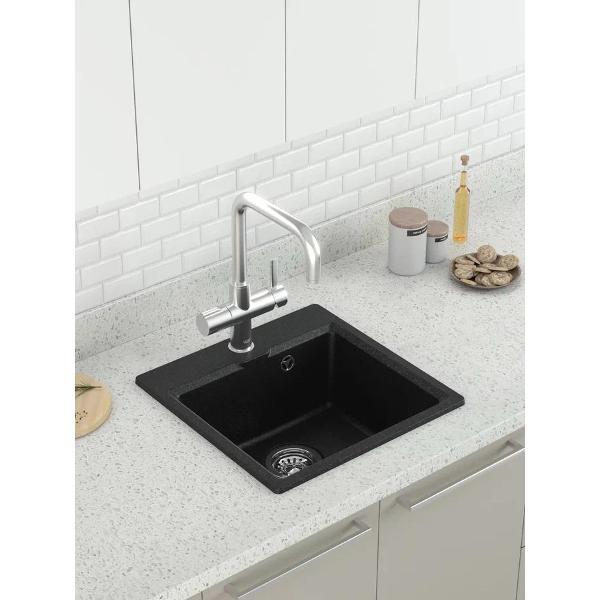 Изображение товара Мойка кухонная Nova 45-45 Black