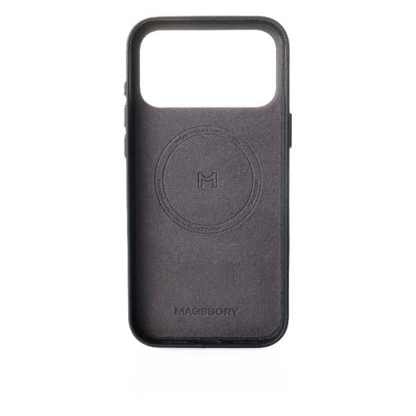 Изображение товара Чехол Magssory для iPhone 17 Pro, экокожа, MagSafe CLT044m Midnight