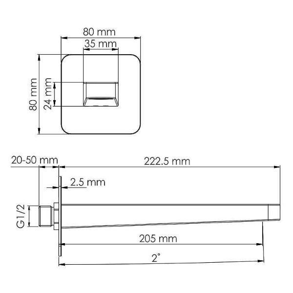 Изображение товара Излив Wasserkraft A308 Golden