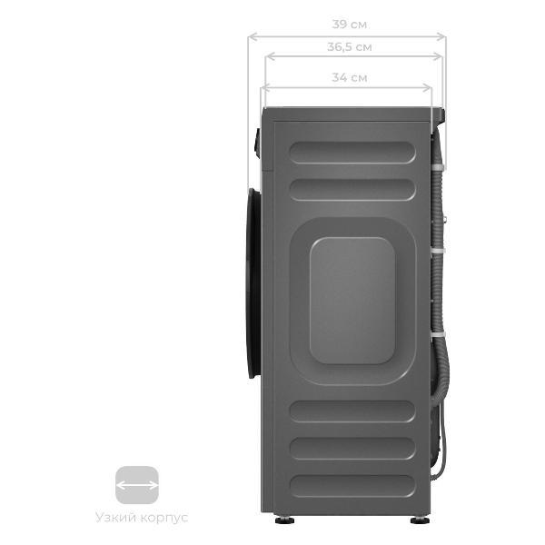 Изображение товара Стиральная машина узкая MEFERI MFW061014GR Slim Light