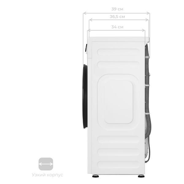 Изображение товара Стиральная машина узкая MEFERI MFW061014WH Slim Light