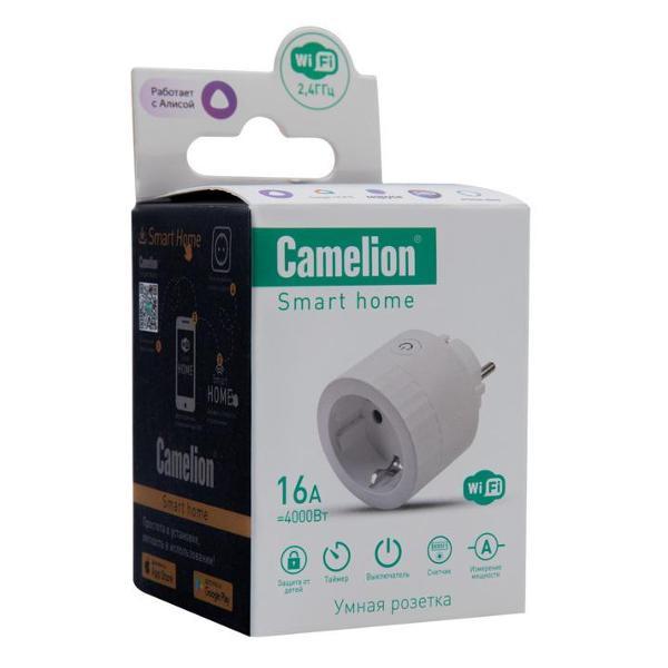 Изображение товара Умная розетка Camelion BNS/SH-2/16A/WIFI